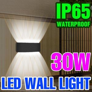 Wall Lamp 220V Modern Led Lamps IP65 Waterproof Outdoor Lighting Landscape Garden Luminaire Living Room Stairs Decoration