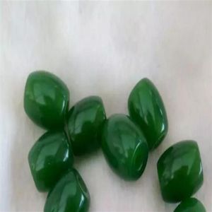 China's xinjiang an jade barrel beads 14 mm in diameter A8302C