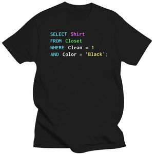 Linux Betriebssystem Tux Pinguin TShirt für Männer SQL Programmierer 100 % Baumwolle T Shirt personalisieren Geschenk Kleidung OutdoorWear