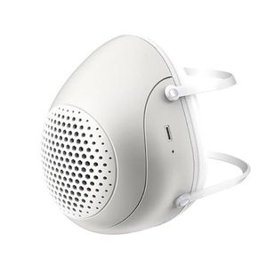 Maschera antipolvere PM2 5 Maschera per ventilatore elettrico intelligente Anti-inquinamento Traspirante Anti smog Antipolvere per esterni con 4 filtri2682