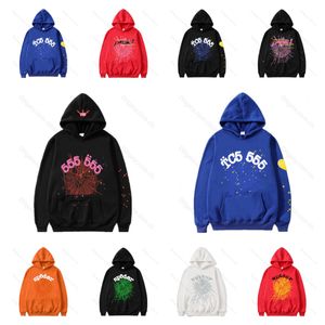 2023 Designerkläder Men hoodies Sweatshirts Hip Hop Young Thug Spider Hoodie Top Quality Velvet tröja 555 Pullovers Women Hoodie Size S-2XL
