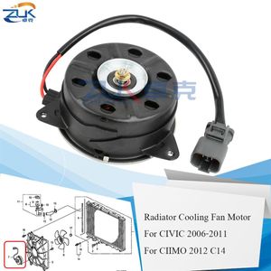 Motor do ventilador de resfriamento do radiador para HONDA CIVIC 2006 2007 2008 2009 2010 2011 FA1 FD1 FD2 CIIMO 2012 C14 19030-RNA-A51 168000-7001301h