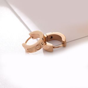 Designer stud earings for couple have retro earring simple fashion jewlery designers stainless steel plated silver chic love man earring fashion
