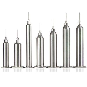 High Temperature Resistant Syringe 5cc 10cc 20cc 30cc 40cc 55cc Corrosion-Resistant Stainless Steel Cones Dispensing Syringe290l