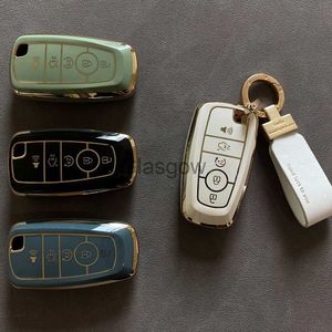 Ford Edge Explorer Fusion Mustang F150 F250 F350 F450 ECOSPORT CMAX KEYCHAIN PROTECTOR CARキーリング専用キーケースX0718のカーキー