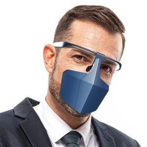 Återanvändbar ansiktsskyddsmask Anti Splash Spray Fashion Creative Protective PE Anti Dust Protective Masks312T