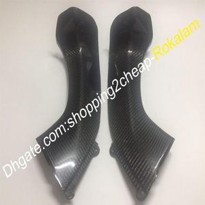 Kolfiberintagstreckpaneler för Kawasaki Ninja ZX-10R 2006 2007 ZX10R ZX 10R Upper Front Dash Air Intake Cover214b