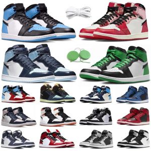 1 1s Herren Basketballschuhe UNC Zehe Lost Found Gorge Pine Green gezüchtetes Patent dunkler Mokka grau Nebel Seestarfish Obsidian Schatten Chicago Tint Männer Frauen Trainer Sport Sneaker