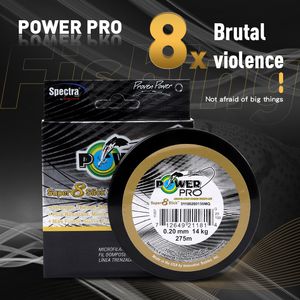 Braid Line Fishing Line 275M PE 8 Braided for Sea POWER PRO Braided Fishing Line 300yds 20-80lb Super PE braided line Fishing 230718