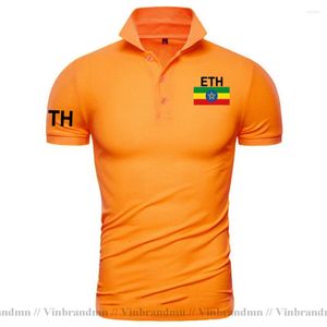 Erkekler Tişörtleri Etiyopya Etiyopya Polo Erkekler Kısa Kollu Beyaz Markalar Ülke için Basılı 2023 Pamuk Ulus Takımı Afrika Et et et et et et et et et et et et et et et et et et et et et et et et et et
