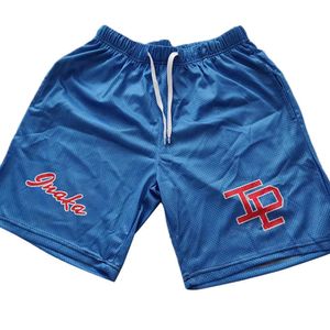 Herren T-Shirts Mesh Shorts Print Trendy Brand Polyester Basketball Casual Elastic Men T230719