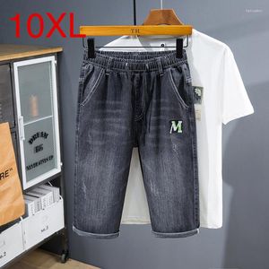 Mäns jeans 10xl högkvalitativt mode denim shorts koreanska stilbyxor överdimensionerade klassiska väskan 2023