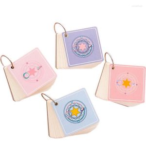 Stationery Memo Pad Portable Campus Words Cards Notebook Leaflet Hoop Mini Blank Pocket Book 100 Sheets School Supplies