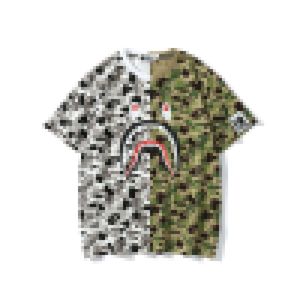 A Bathing a Ape New Men's Shark Ink Camo årsdag Exklusiv t-shirt