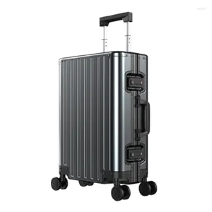 Suitcases 20/24/28 Inch Aluminum Hard Shell Trolley Luggage High-quality Fashion Travel Suitcase Business Carry On Cabin