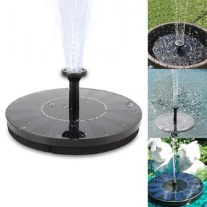 Garden Decorations Decoration Pond Patio Waterfall Fountain Pump Bird Bath Solar Powered Floating Panel