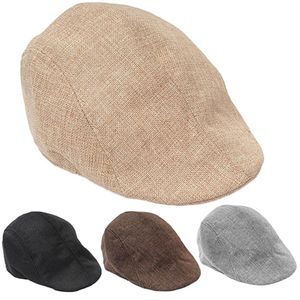 Whole-Men Women Fashion Peaked Cap Flat Hat Beret Hats Cabbie Newsboy Country Golf Style 9HBG205A