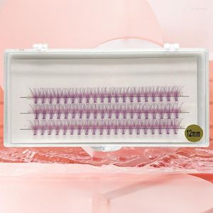 False Eyelashes Colorful Fake Eyelash Stage Makeup For Eyes Self-grafting Single Soft Hair Maquillajes Para Mujer