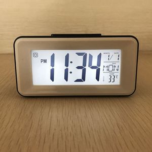 Desk Table Clocks Digital LED Alarm Clocks Student Clocks with Week Snooze Thermometer Watch Electronic Table Calendar Desk Timer 3 230718