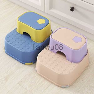 Potties Seats Nuovo sgabello a due gradini per bambini Doppio sgabello per bambini Sgabello per vasino Cucina Bagno Toilette Sgabello con strisce antiscivolo x0719