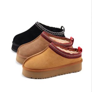 أستراليا الساخنة مصممة التمهيد تسمان الثلج شتاء الخراف أحذية أزياء السيدات T5854Platform Slippers الكلاسيكية Ultra Mini Suede Boodies الكاحل