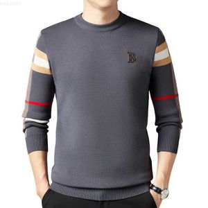 Männer Pullover Neue Herbst Winter England Stil Pullover Männer Luxus Mode Stricken Pullover High-End-Herren Weihnachten Pullover Warm halten Pull Homme L230719