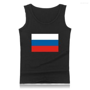 Herren Tank Tops USA Nationalflagge Gym Top Männer Spanien Russland Kanada Brasilien Bodybuilding Ärmelloses Shirt Fitness Sommerweste