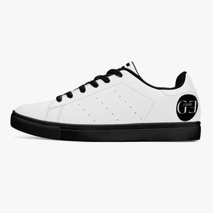 Пользовательские узоры DIY обувь Mens Womens Black White Round Sports Trainers Conteakers 36-48