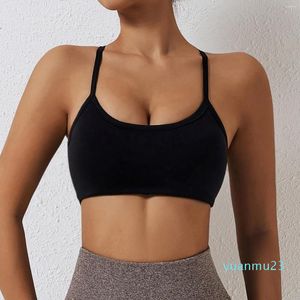 Yoga outfit bh snabbtorkande skönhet tillbaka sport underkläder slipning löpning fitness kläder kvinnor