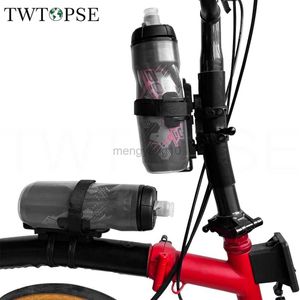 Клетка бутылки с водой клетки Twtopse Bike Bottleder для Brompton Birdy Dahon 3sixty Folding Bicycle Water Bottle Bottle Cage Hoper Harder Harder Post Rack 610ML HKD230719