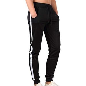 Fashion-Spring And Autumn Men's Fashion Pant New Men's Striped Trousers Jogger Trousers Men's Casual Fitness Trouse219d