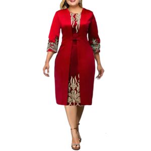 Sukienki plus size Sukienki Plus Size Elegancka luksusowa projektantka wieczorowa sukienki Bodycon Sukienki na kobiety imprezowe ślub 5xl vestido feminino 230719