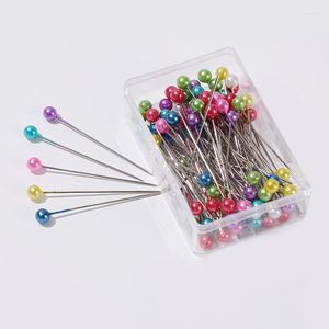 Brooches Sewing Pins Pearl Ball Head Push Straight Quilting For Dressmaking Jewelry Decor DIY Tools