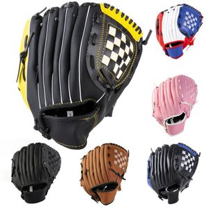 Guanti sportivi 1Pc Guanto da baseball in pelle artificiale per bambini adulto mano sinistra allenamento pratica guanto da baseball morbido guanti sportivi di alta qualità 230718