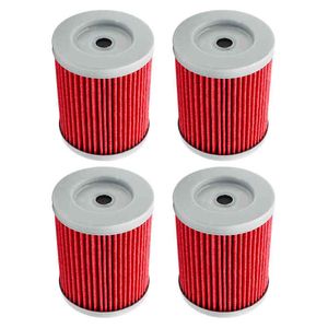 1 2 4 PCS Motorcykeldelar Oilfilter för 400 400i Max 2011 2012 2013 2014 2015 Sym MaxSym 600 600i 20162784