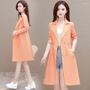 Женские траншеи Coats Summer Sun Sproate Clothing UV курка