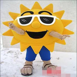 Anpassad Sun Flower Mascot Costume Character Costume Vuxen storlek 255T