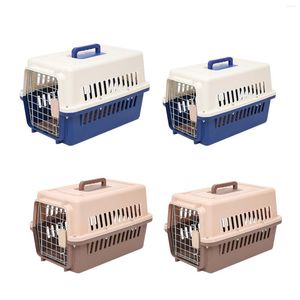 Capas para assento de carro para cachorro Gaiola para gato Ventilação Bolsa de mão Caixa Tote Tote Canil Nest Lateral rígida para viagem