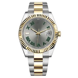 Relógio de confiança de 41 mm Relógios masculinos Relógios de movimento automático Pulseira Jubileu de aço inoxidável Relógio masculino Com papéis completos Orologio di lusso Relógio à prova d'água de luxo