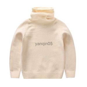 Pullover Autunno e Inverno Bambini Maglione Dolcevita Neonate Maglione Pullover lavorato a maglia Kid Tops Casual Toddler Baby Boy Clothes HKD230719