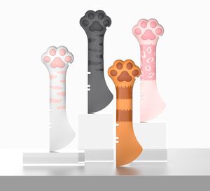 BPA-Free Cat Paw Mini Spatula - Pet Food Can Spoon, Small Jar Opener & Scraper for Cats and Dogs, Easy to Clean