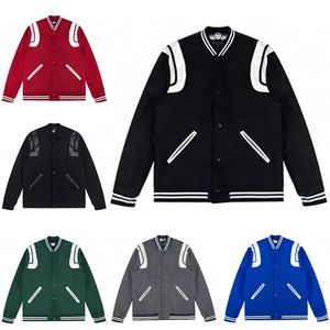 Nowy modny płaszcz baseballowy Mundur Fashion Jacket Single Bedeed Warmowe kurtki Pary Kobiety mężczyzn Varsity Coats Projektant męski odzież