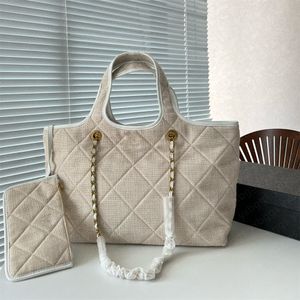 Designer Fashion Channel 2023 Nya shoppingväskor Purses Composite Handbag Top Handle Nylon Crossbody Clutch Travel Axel Chain Chain Handbag Women's Luxury Totes Bags