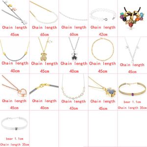 2021 Ny stil 925 Silver Fashion Classic DIY Söt djuratmosfär damer Fashion Halsband Hela fabriksdirekt S2364