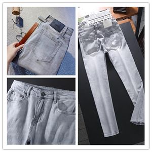 Newqest Latest Listing Summer Design Mens Jeans Fashion Pants High Quality Slim-leg Fit Motorcycle Casual Men Denim Business Leisu244W