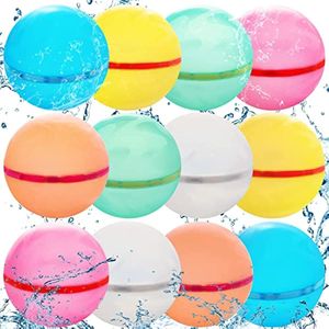 Gioco con la sabbia Divertimento con l'acqua Commercio all'ingrosso Kid r Fight Splash Ball Riutilizzabile Bomb Balloon Giocattoli Quick Fill Self Seal Ricaricabile 230718