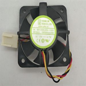 Young Lin DFB401012M 40 10mm 12V 0 7W 3Wire Double Ball Cooling Fan350y