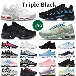 Uomo Donna TN Scarpe da corsa Terrascape Plus Triple White Black Gold Unity Hyper Blue Fury Voitage Sneakers da uomo viola