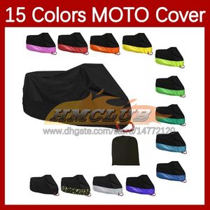 15 kleuren MOTO Covers Waterdicht All Season Stofdicht UV-beschermend Outdoor Indoor Scooter 190T Slijtvaste stof Anti-UV Rain 242S