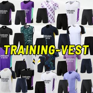 Real Madrid Futbol Trailtsuits 23/24 Futbol Gömlek Vini Alaba Tchouameni Camavinga Modric Vinicius Rudiger Eğitim Takımını Erolek Yelek Tam Set Yetişkin Bellingham